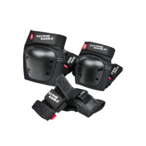 SET PROTECCIONES FLYING EAGLE VALIANT NEGRA - Protecciones