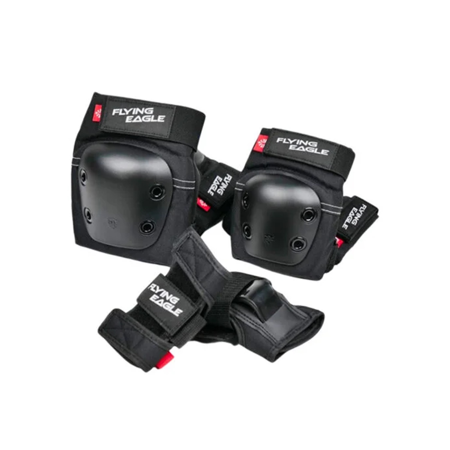 SET PROTECCIONES FLYING EAGLE VALIANT NEGRA - Protecciones